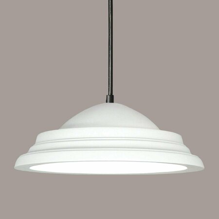 A19 LIGHTING Majorca Pendant, Bisque P102-BCC-1LEDE26